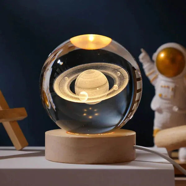 Astrosphere™ Lamp With Wooden Base