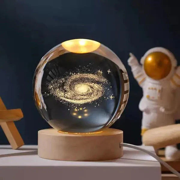 Astrosphere™ Lamp With Wooden Base