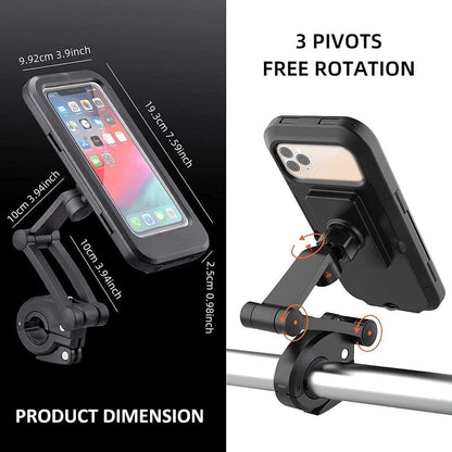 FlexiHold™ Pro - Bike Waterproof Cell Phone Holder