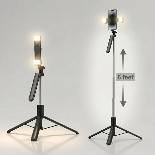 HYGIHOME™ FlexiSnap Elite – 6ft Selfie Stick Tripod